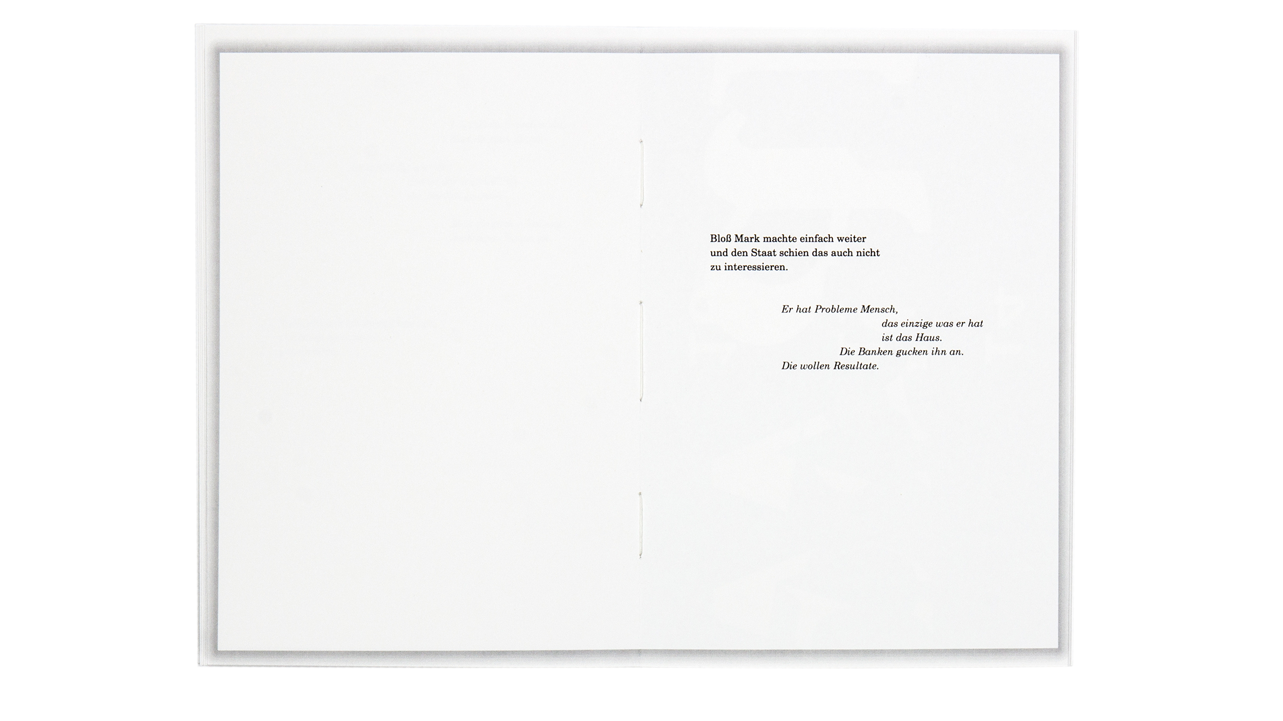 3 Raumwohnung innenseite Design Buchgestaltung black clean Editorial Design Poster Literatur Hildesheim Universität UdK