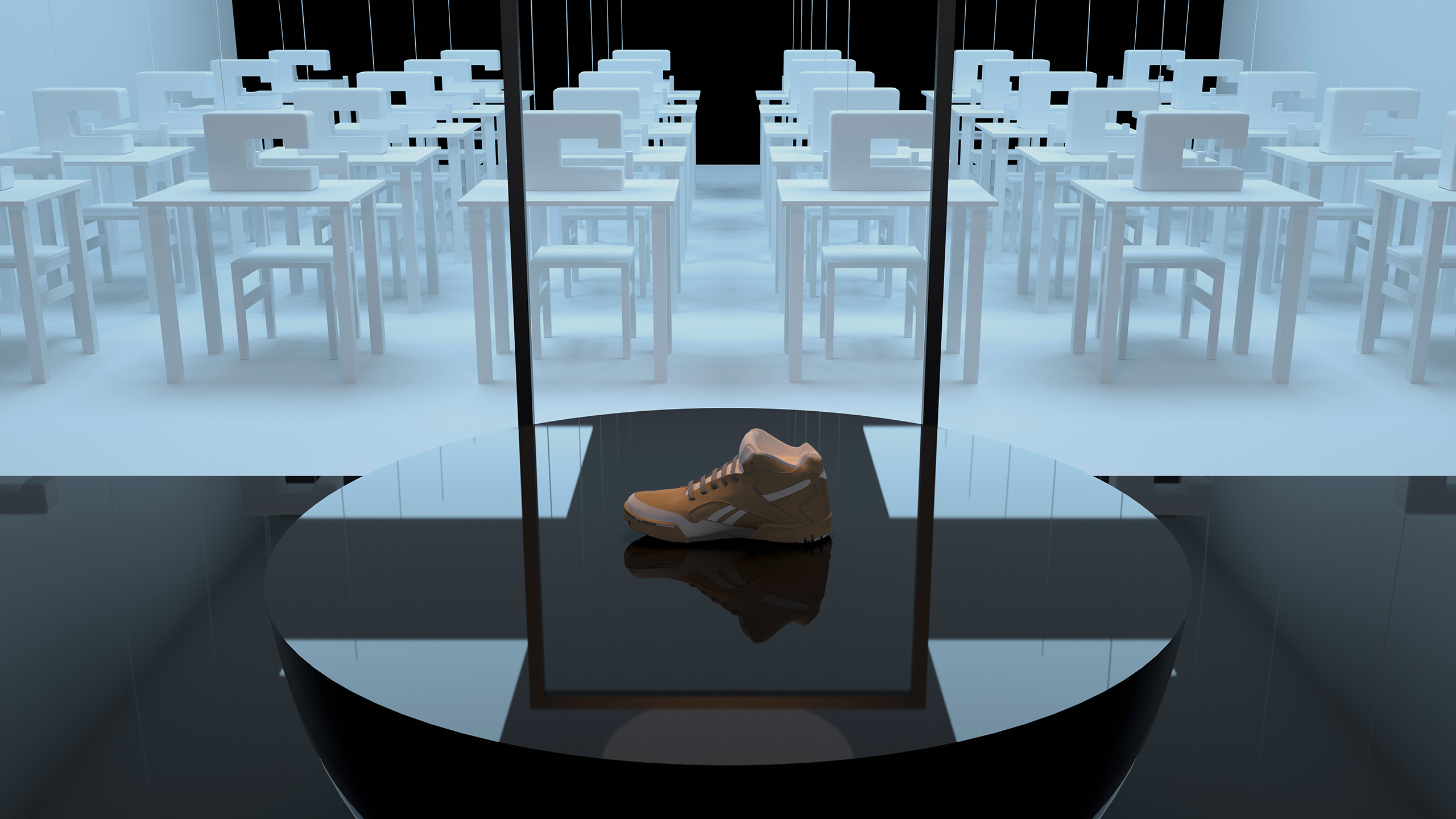 Ausstellung Präsentation Phaneomen Shoppingcenter Raumgestaltung Conceptdesign Inszenierung Reuse Kapitalismus Museum Shopdesign Mall Rendering Produktion